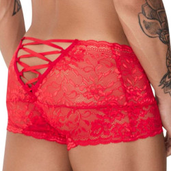 CandyMan Shorty en Dentelle Veno Rouge